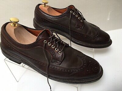 Alden 97649 Dark Brown and Loden Green Regina Grain Long Wing Blucher Spectator