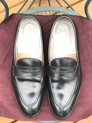 Alden 1035 Black Shell Cordovan Norwegian Split Toe Loafer