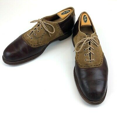 Alden 99738 Brown Chromexcel and Tan Suede Saddle Shoe