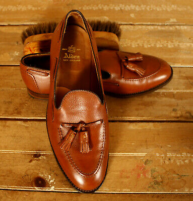 Alden 3676F Brown Lady Calf Tassel Loafer