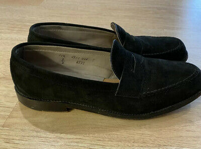 Alden 6732 Black Suede LHS / Penny Loafer