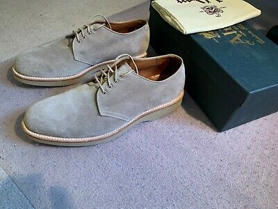 Alden D6408 Milkshake Suede Nassau Plain Toe Blucher