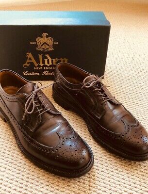 Alden 97572C Brown Calfskin Long Wing Blucher