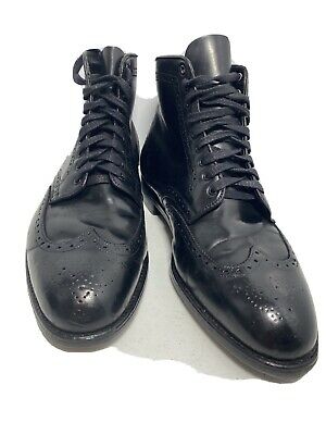 Alden 4481 Black Shell Cordovan Wing Tip Boot