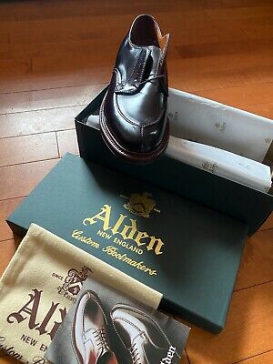 Alden D6627C Color 8 Shell Cordovan V-Tip Blucher