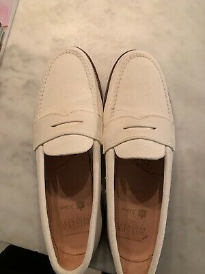 Alden 62446F White Suede LHS / Penny Loafer