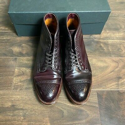 Alden D6819 Color 8 Shell Cordovan Medallion Cap Toe Boot