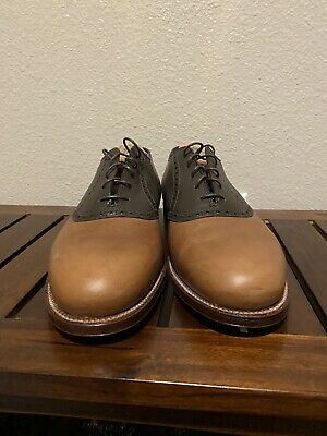 Alden 99248 Natural Chromexcel and Loden Green Calfskin Saddle Shoe