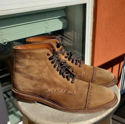 suede cap toe boots