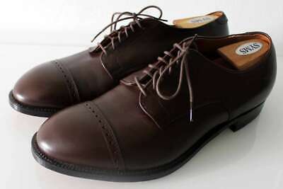 Alden 55603 Brown Calfskin Perforated Straight Tip Blucher