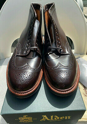 Alden A9804C Cigar Shell Cordovan Wing Tip Boot
