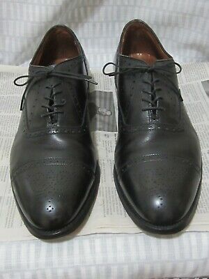 Alden 9850 Black Calfskin Medallion Tip Bal