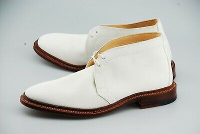 Alden 1491 Ivory Suede Chukka