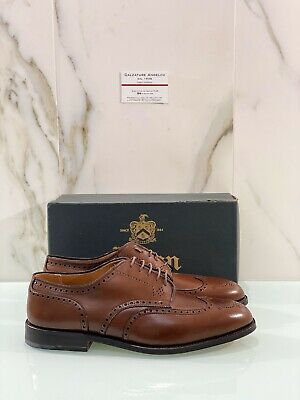 Alden 2073 Brown Calfskin Short Wing Tip Blucher