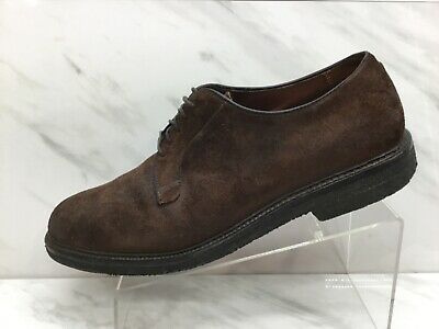 Alden 94703 Dark Brown Reverse Chamois Plain Toe Blucher