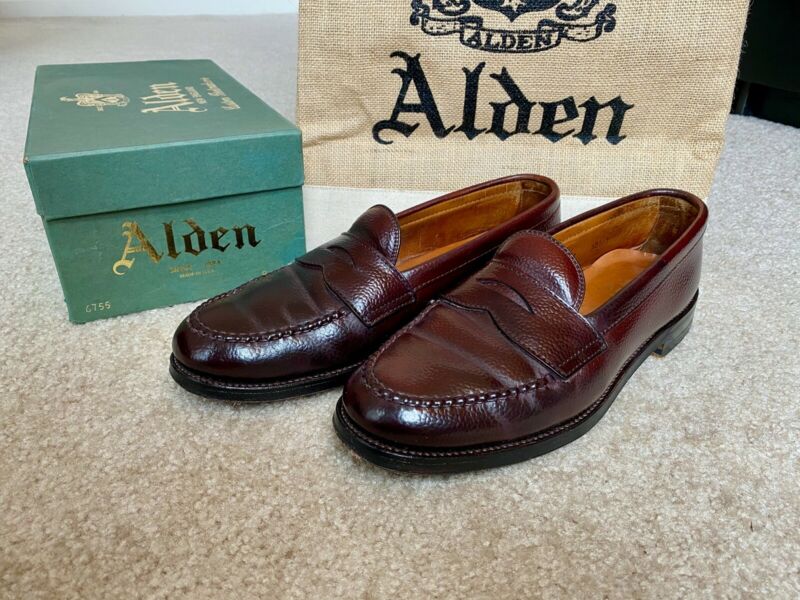 Alden 6755 Color 8 Shell Cordovan (Scotch Grain) LHS / Penny
