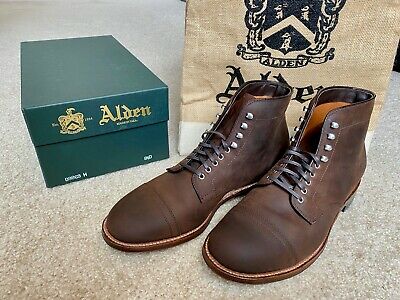Alden D9869H Tobacco Chamois Cap Toe Boot