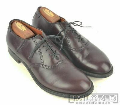 Alden 59972 Burgundy Calfskin Saddle Shoe