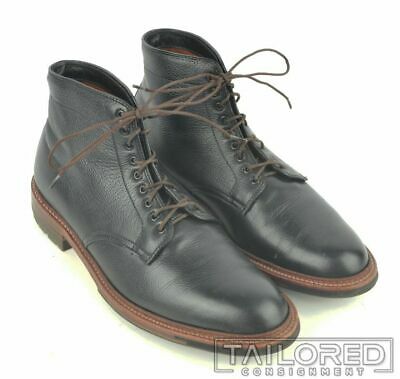 Alden D7815C Black Scotch Grain Plain Toe Boot