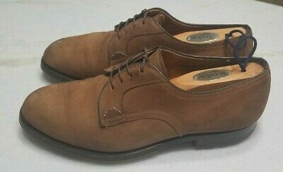 Alden 3314F Brown Kid Suede Nassau Plain Toe Blucher