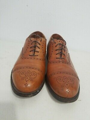 Alden C911 Burnished Tan Calfskin Medallion Tip Bal