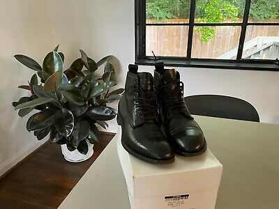 Alden 86003 Black Calfskin Cap Toe Boot