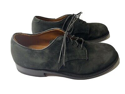 Alden N5411 Black Suede Plain Toe Dover