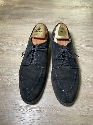 Alden 2241 Black Suede Norwegian Front Blucher
