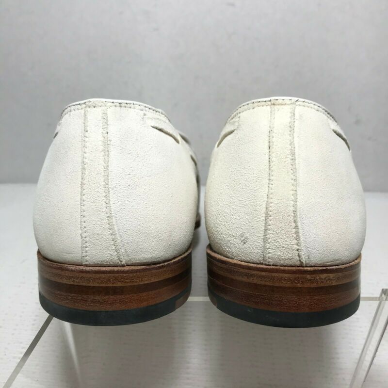 Alden 3628 White Nubuck Tassel Loafer | Alden Model Project