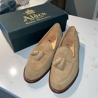 Alden D5102F Milkshake Suede Tassel Loafer