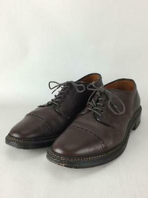 Alden 34842 Brown Calfskin Perforated Straight Tip Blucher
