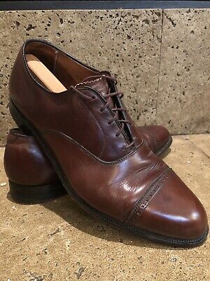 Alden 8032 Brown Calfskin Perforated Straight Tip Bal