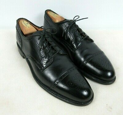 Alden 1141 Black Calfskin Medallion Tip Blucher