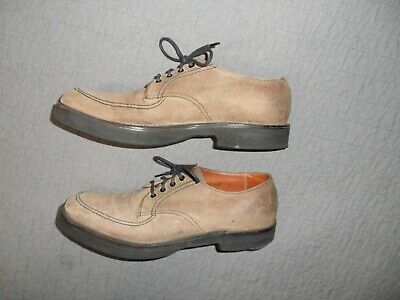Alden 464 Tan Suede Mocc Toe Blucher