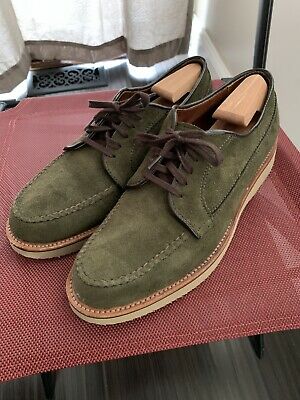 Alden D8615 Hunting Green Reverse Chamois Ranger Mocc