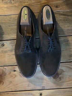 Alden 29338F Dark Brown Suede Plain Toe Dover