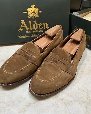 Alden 68330F Snuff Suede Full Strap Loafer