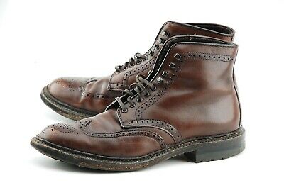 Alden 44656HC Dark Brown Calfskin Wing Tip Boot