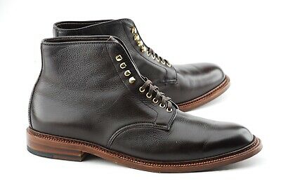 Alden D3810H Brown Regina Grain Plain Toe Boot