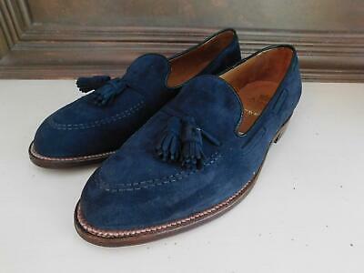 Alden D9102 Navy Suede Tassel Loafer