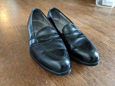 Alden 06845 Black Shell Cordovan Full Strap Loafer