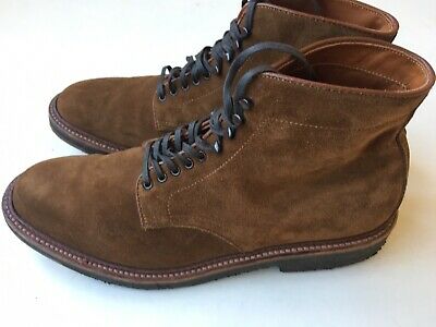 Alden D6838H Snuff Suede Plain Toe Boot