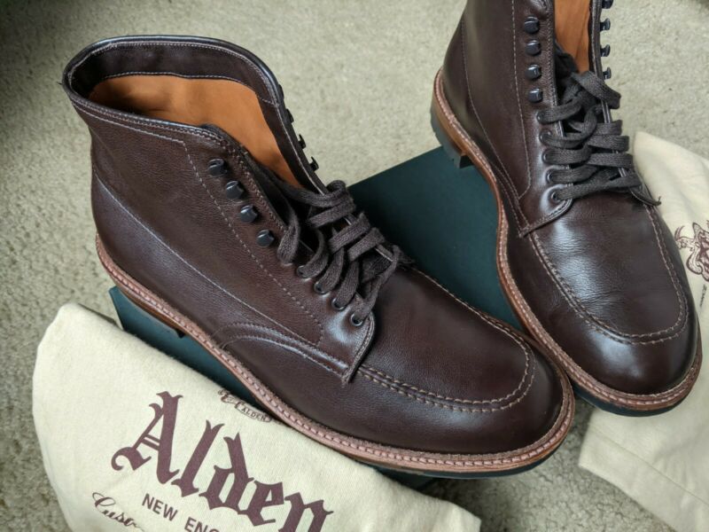 Alden 4012HC Brown Rusticalf Indy Boot Alden Model Project