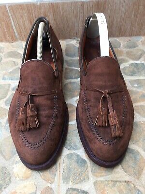 Alden 3618 Brown Suede Tassel Loafer