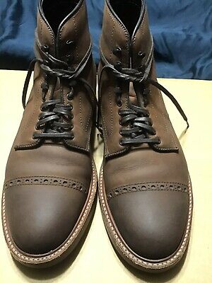 Alden D7829H Tobacco Chamois Perforated Cap Toe Boot