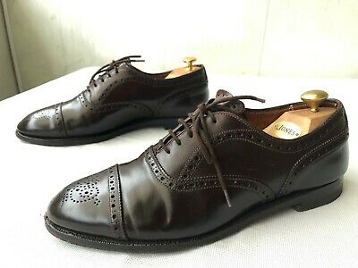 Alden 5195 Color 8 Shell Cordovan Medallion Tip Blucher