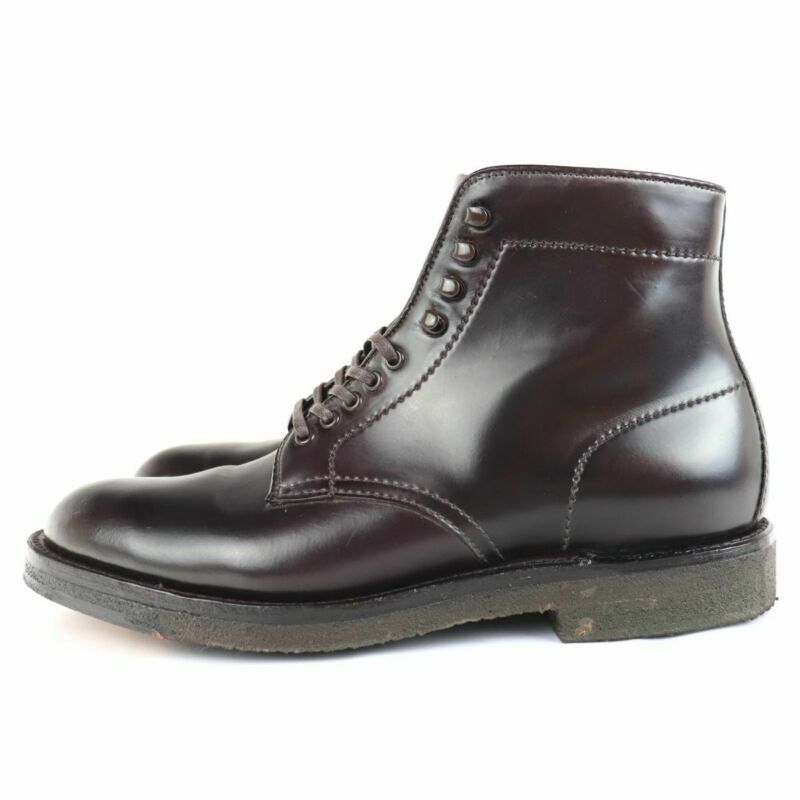Alden 4600H Color 8 Shell Cordovan Plain Toe Boot | Alden Model