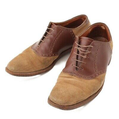 Alden 99782 Snuff Suede and Brown Calfskin Saddle Shoe