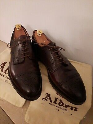 Alden 21455 Color 8 Shell Cordovan Medallion Tip Blucher