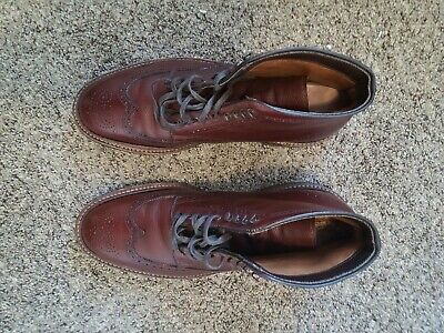 Alden D9848HC Brown Alpine Grain Wing Tip Boot